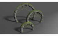 These futuristic and alien-like archways are great for magical or fantasy builds (Image via Planet Minecraft)